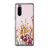 Painted wildflowers: Sony Xperia 5 Transparant Hoesje