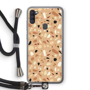 Terrazzo N°17: Samsung Galaxy A11 Transparant Hoesje met koord