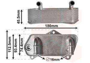 Van Wezel Oliekoeler motorolie 58013701