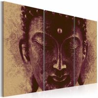 Schilderij - Boeddha , 3 luik