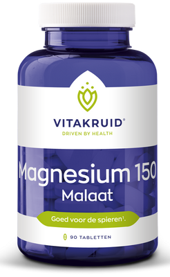 Vitakruid Magnesium 150 Malaat met Vitamine B6 (P-5-P) 90