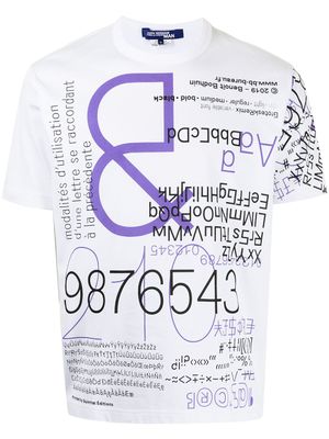 Junya Watanabe MAN t-shirt imprimé - Blanc