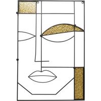 Wand Kapstok Art Face man 90x61cm Kare Design Wand Kapstok Art Face man 90x61cm Kare Design