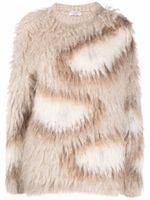 Brunello Cucinelli pull en mohair à col montant - Tons neutres Brunello Cucinelli pull en mohair à col montant - Tons neutres