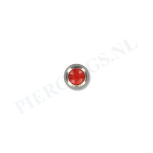 Balletje BCR 6 mm rood