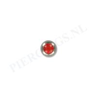 Balletje BCR 6 mm rood