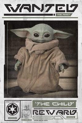 Poster Star Wars The Mandalorian Wanted the Child 61x91,5cm