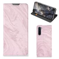 OnePlus Nord | Standcase | Marble Pink - Origineel Cadeau Vriendin