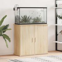 Aquariumstandaard Sonoma Eiken 81x36x73 cm Bewerkt Hout