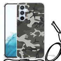 Samsung Galaxy A54 5G Doorzichtige Silicone Hoesje Army Light