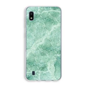 Groen marmer: Samsung Galaxy A10 Transparant Hoesje