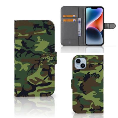 iPhone 15 Plus | Telefoon Hoesje | Army Dark