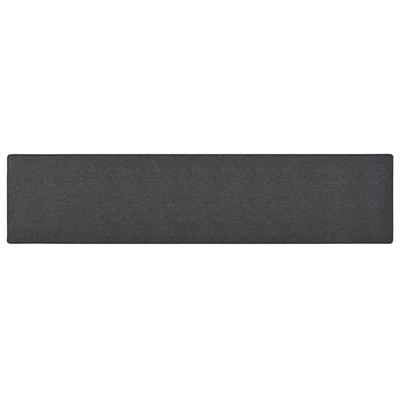 VidaXL Tapijtloper 80x400 cm antracietkleurig