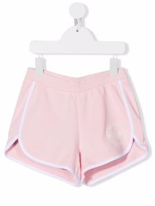 Emporio Armani Kids short à logo imprimé - Rose