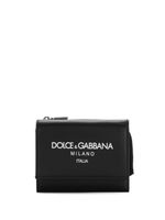 Dolce & Gabbana portefeuille à slogan imprimé - Noir - thumbnail