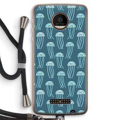 Kwallie: Motorola Moto Z Force Transparant Hoesje met koord