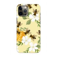 No flowers without bees: Volledig geprint iPhone 12 Hoesje