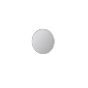 INK SP15 Spiegel - 60x4x60cm - rond - verzonken in aluminium kader - aluminium wit mat 8408561
