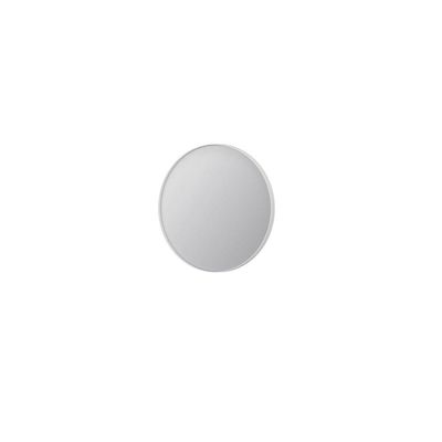 INK SP15 Spiegel - 60x4x60cm - rond - verzonken in aluminium kader - aluminium wit mat 8408561