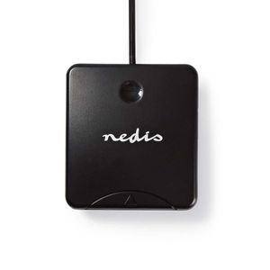 Nedis Kaartlezer | Smart Card (ID) | USB 2.0 | 1 stuks - CRDRU2SM1BK CRDRU2SM1BK