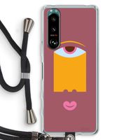 Mono V: Sony Xperia 5 III Transparant Hoesje met koord