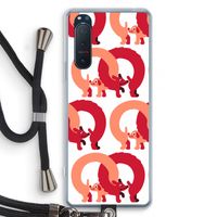 Dogs: Sony Xperia 5 II Transparant Hoesje met koord