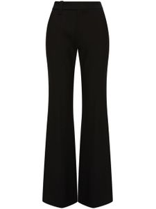 Oscar de la Renta pantalon évasé à taille haute - Noir