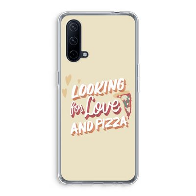 Pizza is the answer: OnePlus Nord CE 5G Transparant Hoesje