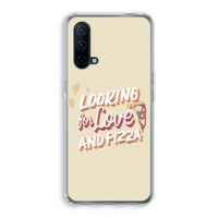 Pizza is the answer: OnePlus Nord CE 5G Transparant Hoesje