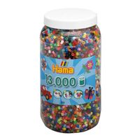 Hama strijkkralen in pot - mix (068), 13.000st.