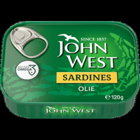 John West Sardines Olie 120 g bij Jumbo