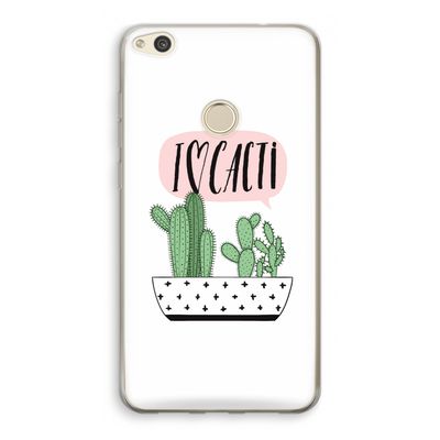 I love cacti: Huawei Ascend P8 Lite (2017) Transparant Hoesje