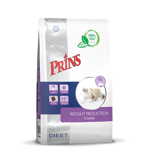 Prins VitalCare Dieet Weight Reduction & Diabetic kattenvoer 1,5kg