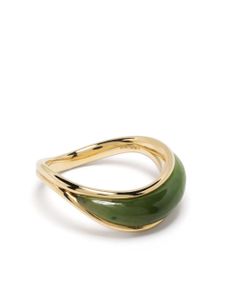 Fernando Jorge bague Stream Wave en or 18ct sertie de jade