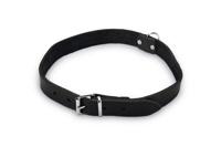 Beeztees Beeztees Halsband Hond Leer Zwart 55-65 cm x 25mm