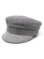 Ruslan Baginskiy casquette gavroche à logo brodé - Gris