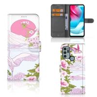 Motorola Moto G60s | Telefoonhoesje | Met pasjeshouder | Bird Standing