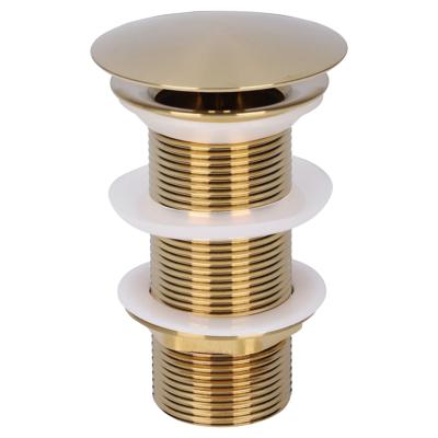 Differnz afvoerplug always open | L | mat goud | 72mm