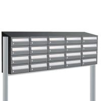 Allux Hive Set 5-Breed, 4-Hoog Met Dak Op Statief Antraciet - 40030065_5x4ds