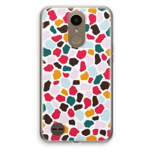 Colored Giraffe: LG K10 (2017) Transparant Hoesje