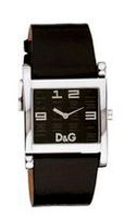Horlogeband Dolce & Gabbana 3719240462 Leder Zwart 21mm