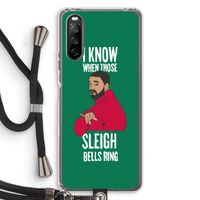 Sleigh Bells Ring: Sony Sony Xperia 10 III Transparant Hoesje met koord