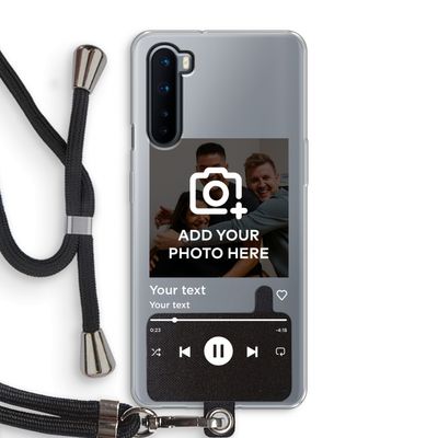 Music Player: OnePlus Nord Transparant Hoesje met koord