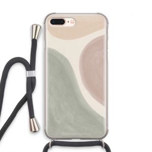Geo #6: iPhone 7 PLUS Transparant Hoesje met koord
