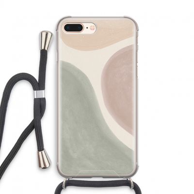 Geo #6: iPhone 7 PLUS Transparant Hoesje met koord