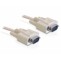 Delock 82982 DVI-kabel Serieel / DVI Aansluitkabel 5 m Beige