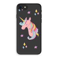 Roze eenhoorn: iPhone SE 2020 Biologisch afbreekbaar hoesje