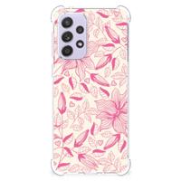 Samsung Galaxy A33 Case Pink Flowers