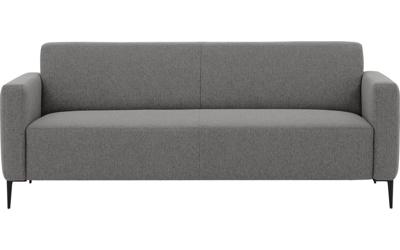 Goossens Bank Key West grijs, stof, 3-zits, modern design
