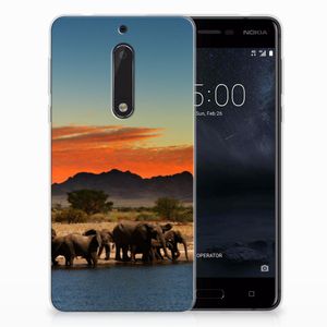 Nokia 5 TPU Hoesje Olifanten